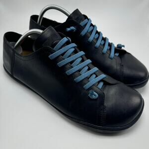 Camper Peru Cami Leather Sneakers Shoes Sz 45/12 Black